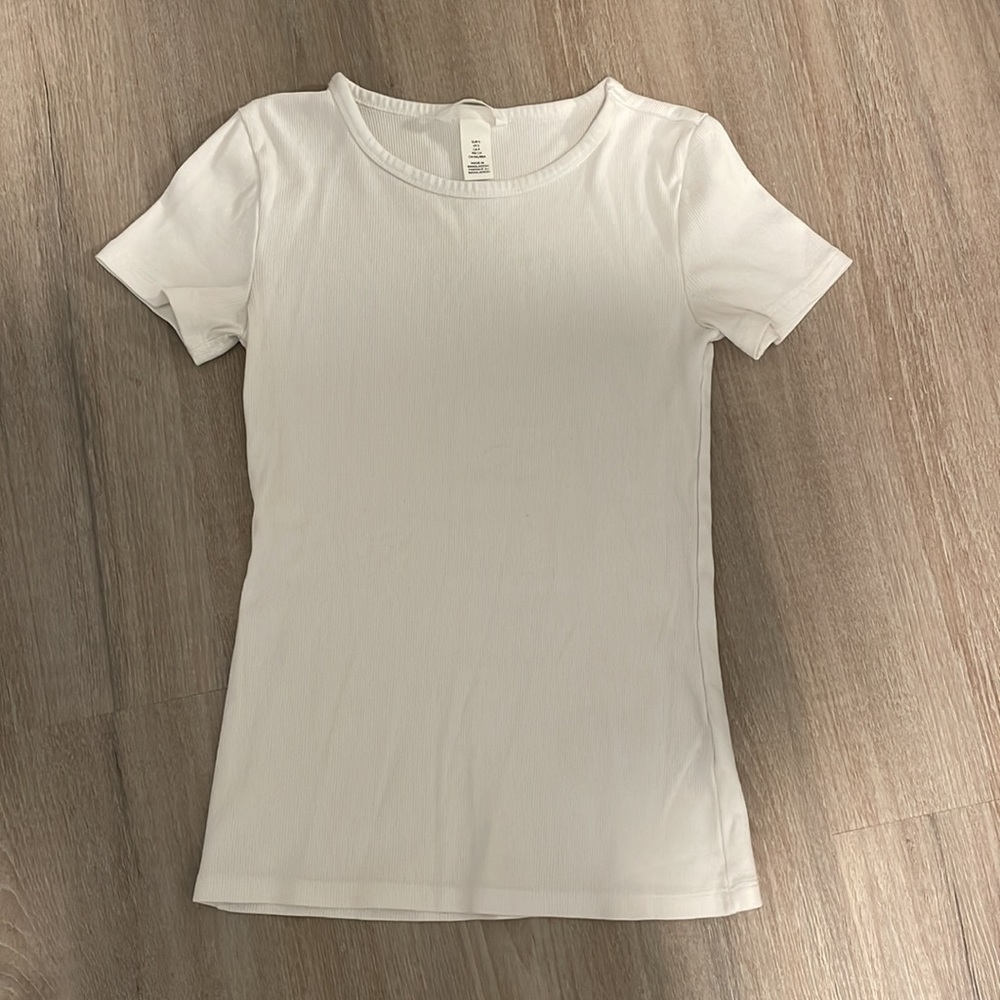 H&M ribbed short sleeve